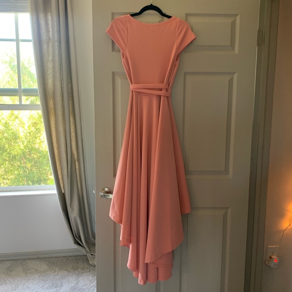 ShowPo Chasing Forever high-low Wrap Maxi Dress in Blush, Size 8 - Picture 5 of 11